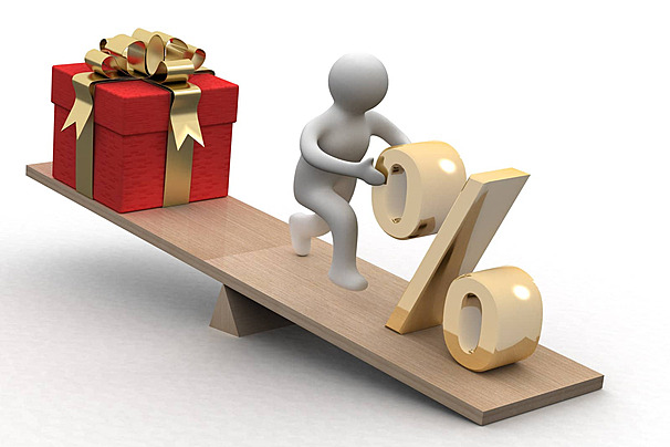 pngtree discounts for gifts isolated 3d image sell gift person photo image 720067